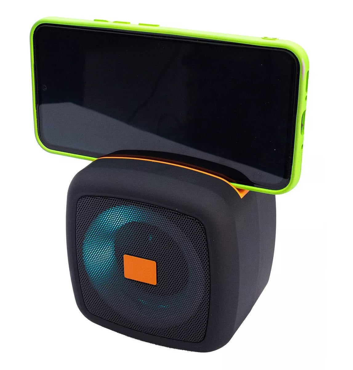 Parlante Bluetooth RGB TWS con Soporte para Celular