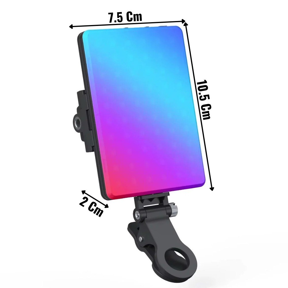 Lámpara LED RGB Recargable con Clip — AY-82