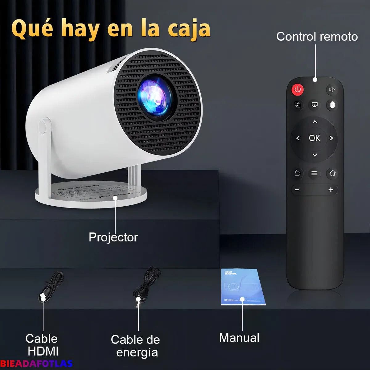 Proyector HY-300 Pro — Cine Portátil de Alta Gama